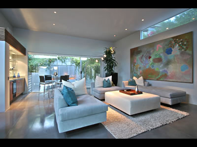 extended living with wet bar